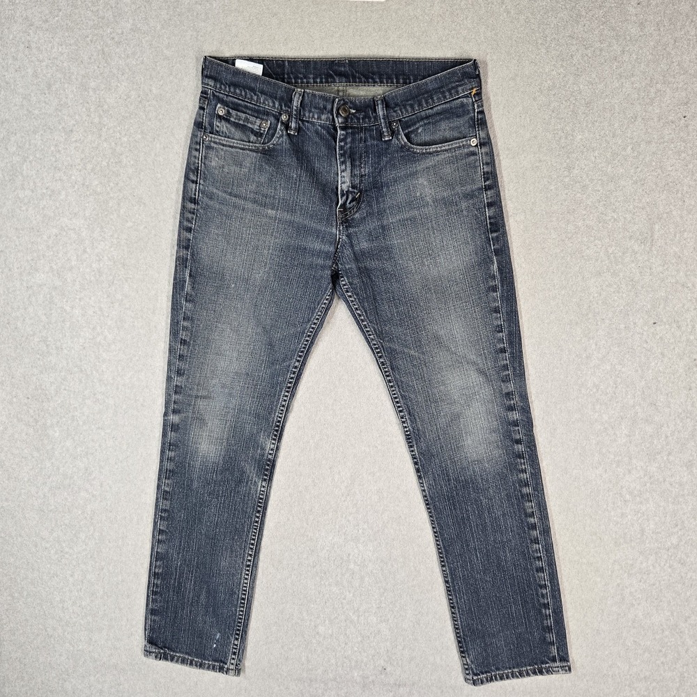 Levi's 511 Men Jeans 30X30 Blue Denim Slim Skinny Low Rise Pockets 28" Inseam